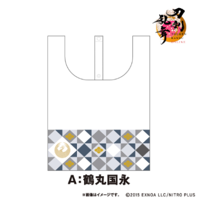 「刀剣乱舞×ファミリーマート」ミニエコバッグ 鶴丸国永