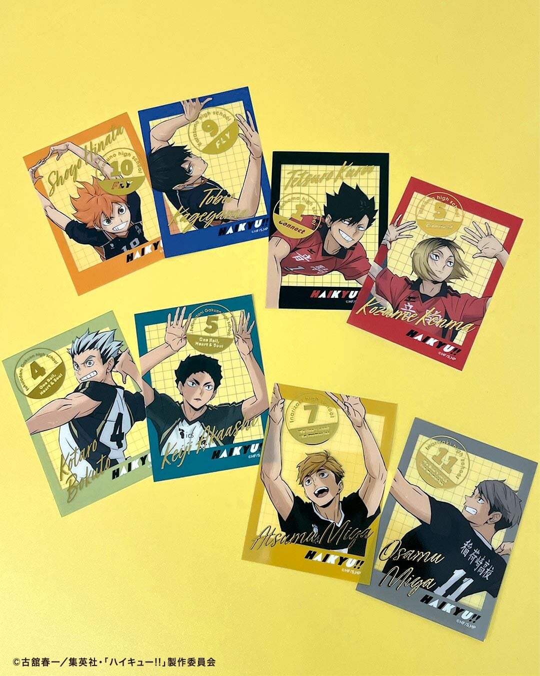 「ハイキュー!!×サンキューマート」コラボグッズが1月16日より販売！ユニフォーム型巾着やヒナガラスグッズなどが登場