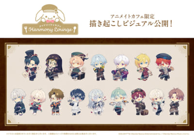 「アイナナ×アニメイトカフェ」描き起こしビジュアル