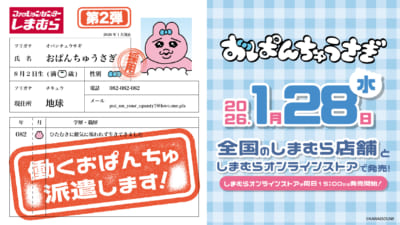 「おぱんちゅうさぎ×しまむら」
