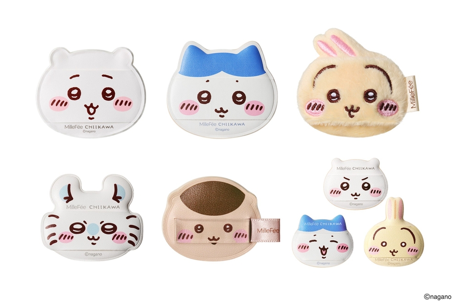 「ちいかわ×ミルフィー」メイクパフ