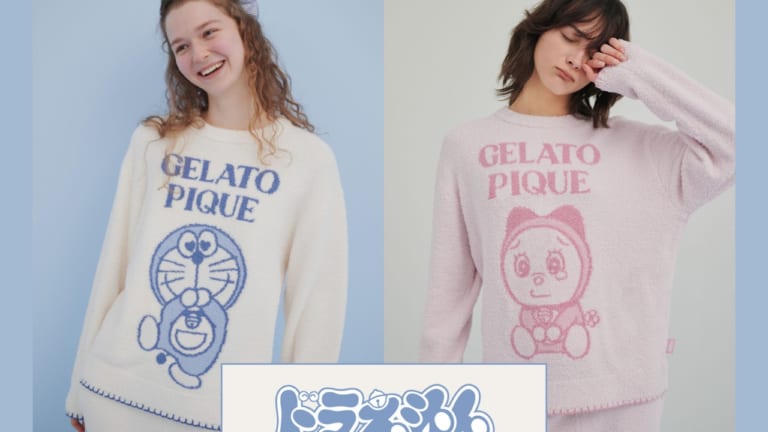 GELATO PIQUE ドラえもん ルームウェアセット　ジェラートピケ ドラえもん】【メンズ】ジャガードプルオーバー&ハーフパンツセット