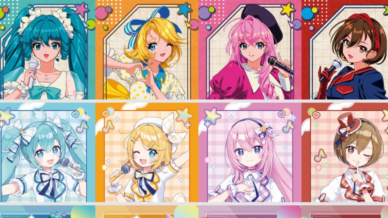 「ピアプロキャラクターズ」初音ミクたちが昭和・平成・令和アイドル姿に！描き起こしグッズが新登場