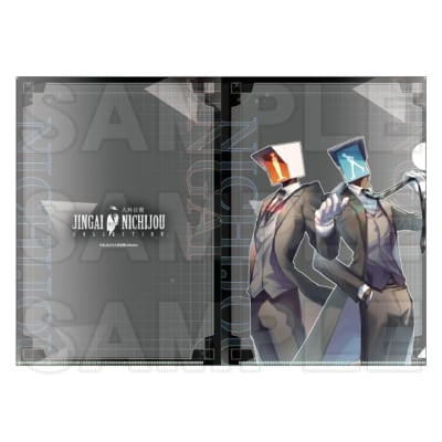 『人外日常コレクション』キービジュアルクリアファイル トーリ（赤）＆トーリ（青）