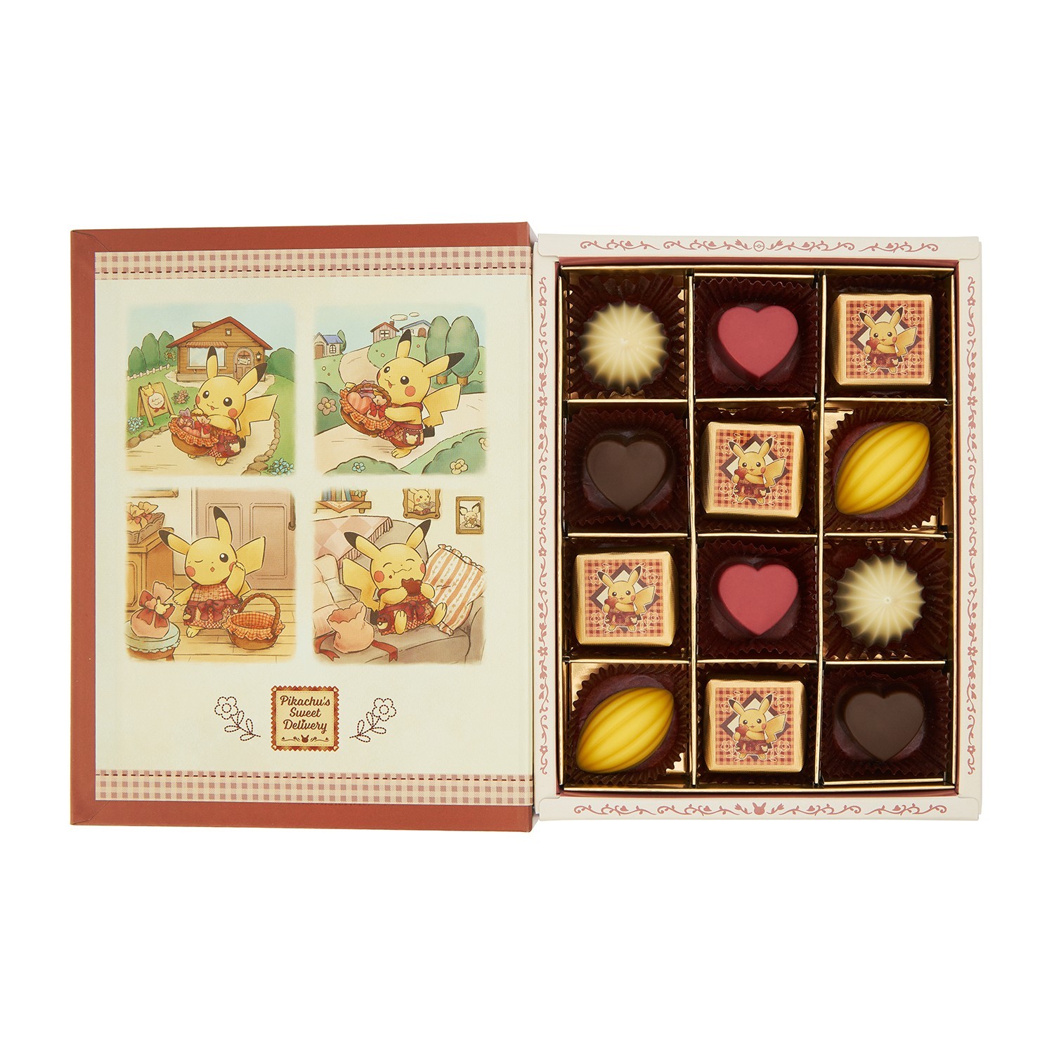 『ポケモン』Pikachu's Sweet Delivery　モロゾフ ストーリーブック アソートチョコレート