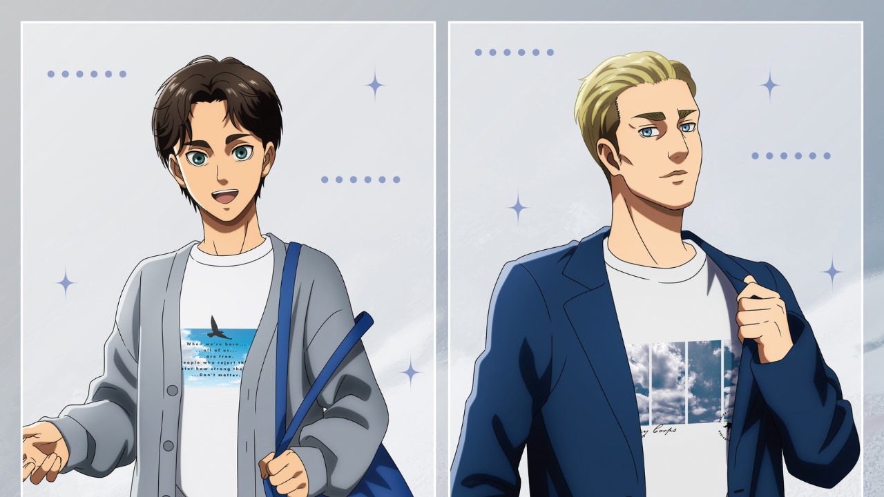 『進撃の巨人』POP UP SHOP in AMNIBUS STORE開催決定!「私服」コンセプトの描き下ろしイラストが解禁