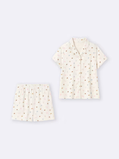 「名探偵コナン×GU」コットンブレンドパジャマ