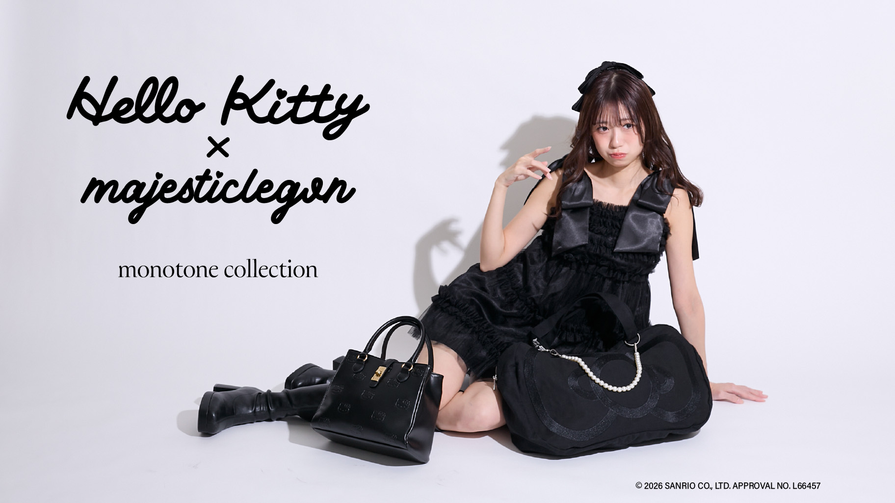 「マジェスティックレゴン×サンリオ」コラボアイテムが発売中！ベレー帽・クラシカルバッグなどがラインナップ