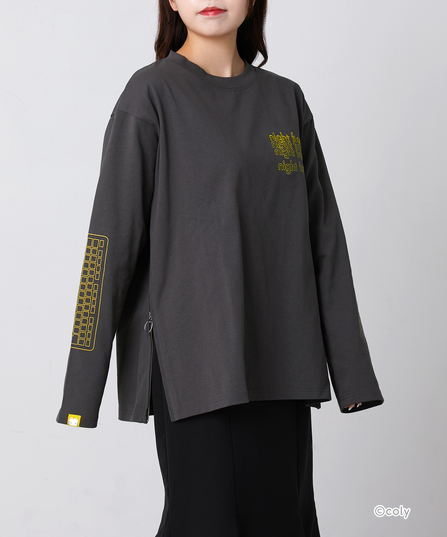 「ブレマイ×ZOZOTOWN」サイドジップロングスリーブTシャツ