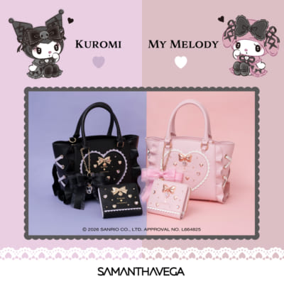 「サンリオ×サマンサベガ」マイメロディ&クロミ