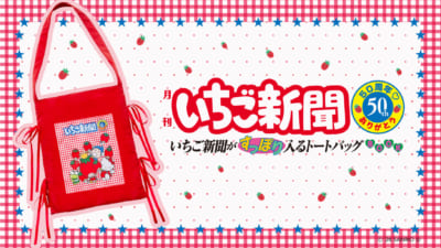 『いちご新聞50周年 ありがとう いちご新聞がすっぽり入るトートバッグBOOK』