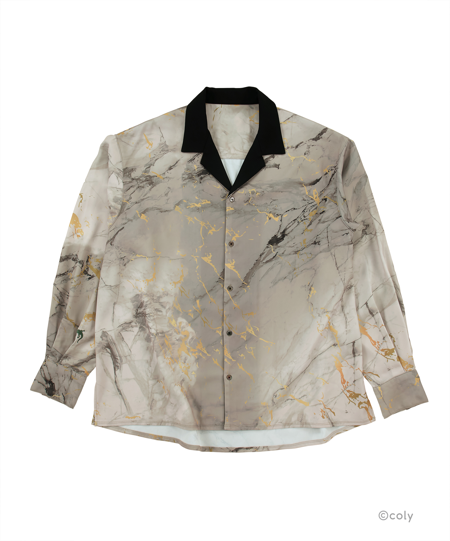 「ブレマイ×ZOZOTOWN」オープンカラーシャツ（須王芦佳）