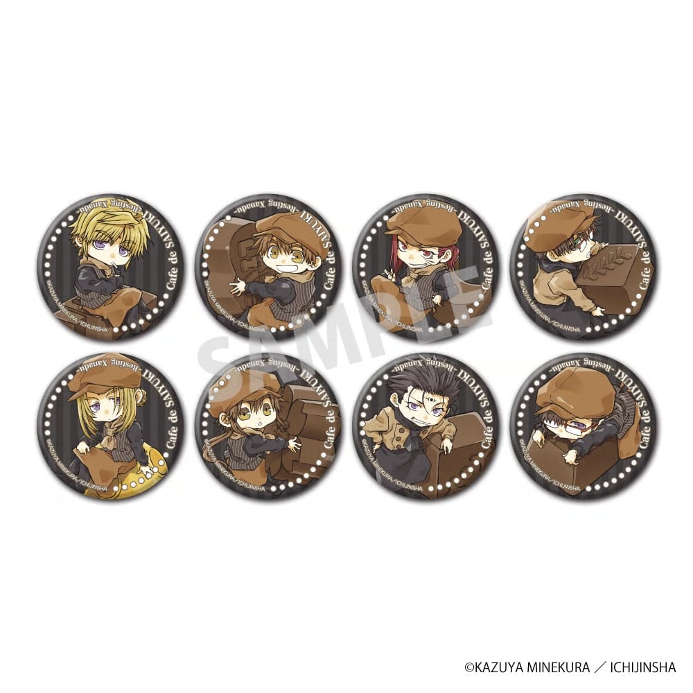 「最遊記×NATSLIVE」デフォルメ缶バッジ