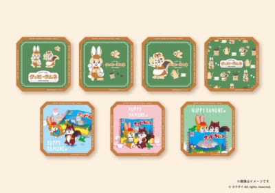 「クッピーラムネのラムネ喫茶」オリジナルコースター