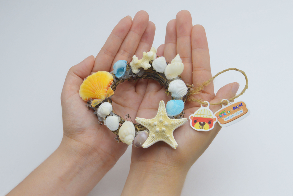 「あつまれ どうぶつの森×名古屋シーライフ」ワークショップ「小さなかいがらのリースづくり」