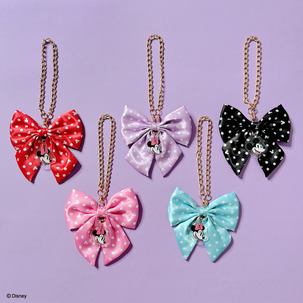 「ディズニー×キャンドゥ」ミニーマウス リボンチャーム