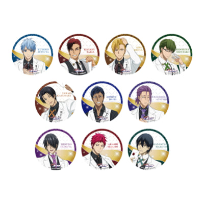 「黒子のバスケ×GiGO」グリッター缶バッジ ～白スーツver.～