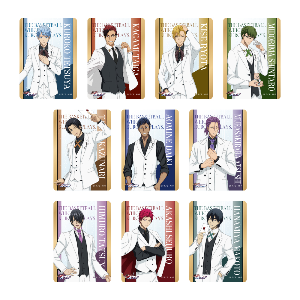 「黒子のバスケ×GiGO」クリアシート ～白スーツver.～