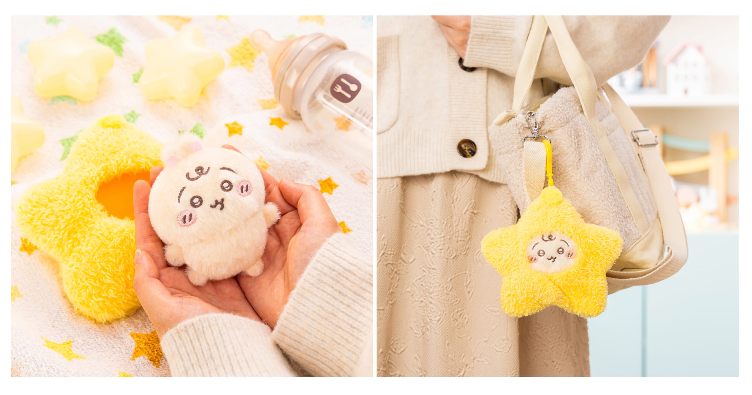 「ちいかわベビー」星に包まれたうさぎマスコット