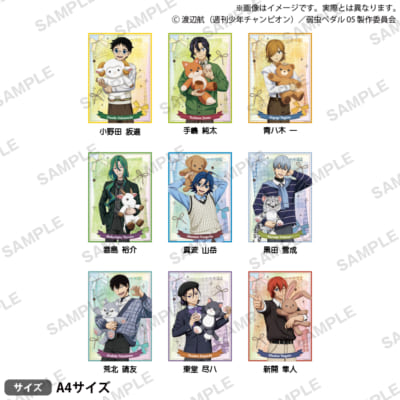 TVアニメ『弱虫ペダル LIMIT BREAK』ホログラムビジュアルシート mofu-hug! ver.