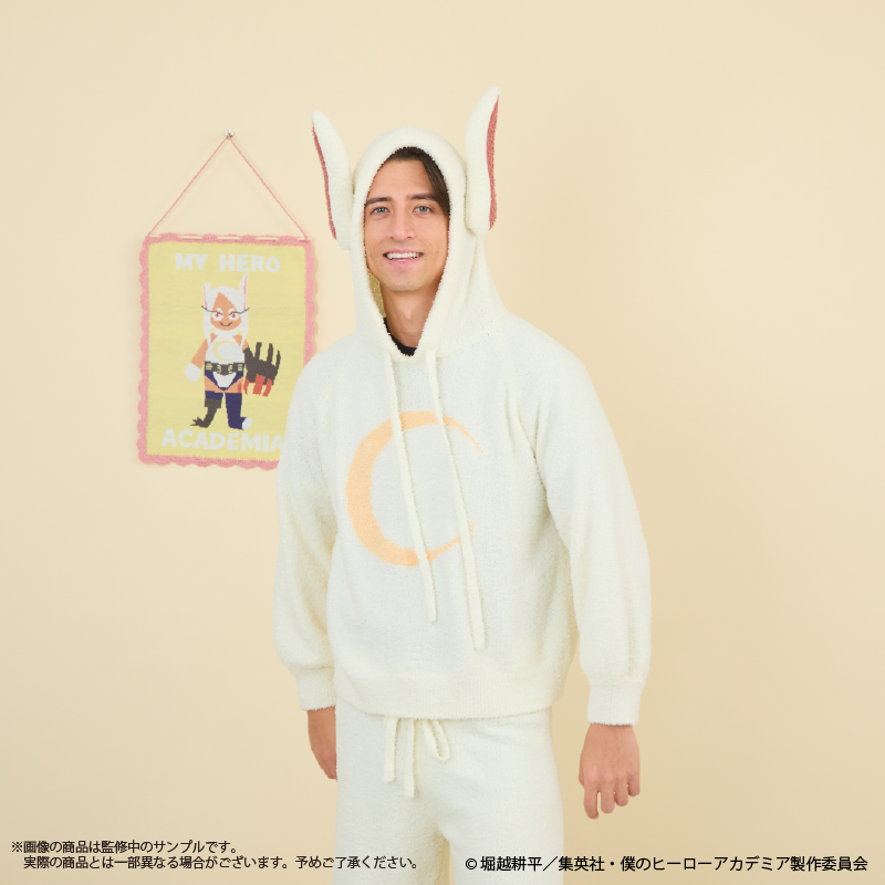 「ヒロアカ×Palude」ミルコの耳付きパーカー