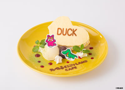 「たべっ子どうぶつLAND CAFE」愛知限定:ねこさんとわにさんのふわふわあんバターサンド