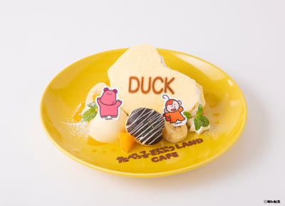 「たべっ子どうぶつLAND CAFE」大阪限定:かばさんとさるさんのふわふわフルーツサンド