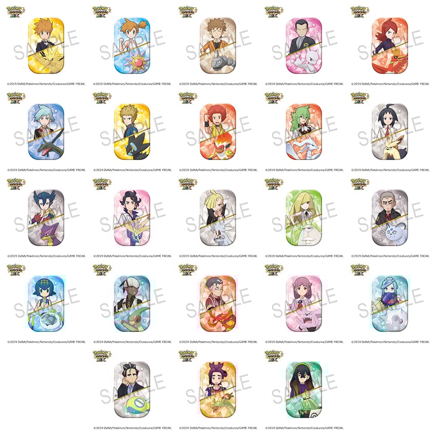 『ポケモンマスターズ EX』スクエア缶バッジ