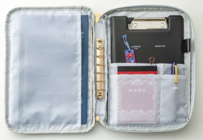 『みんなのツバメノートクリアポケットが楽しいポーチBOOK』バインダーポーチ