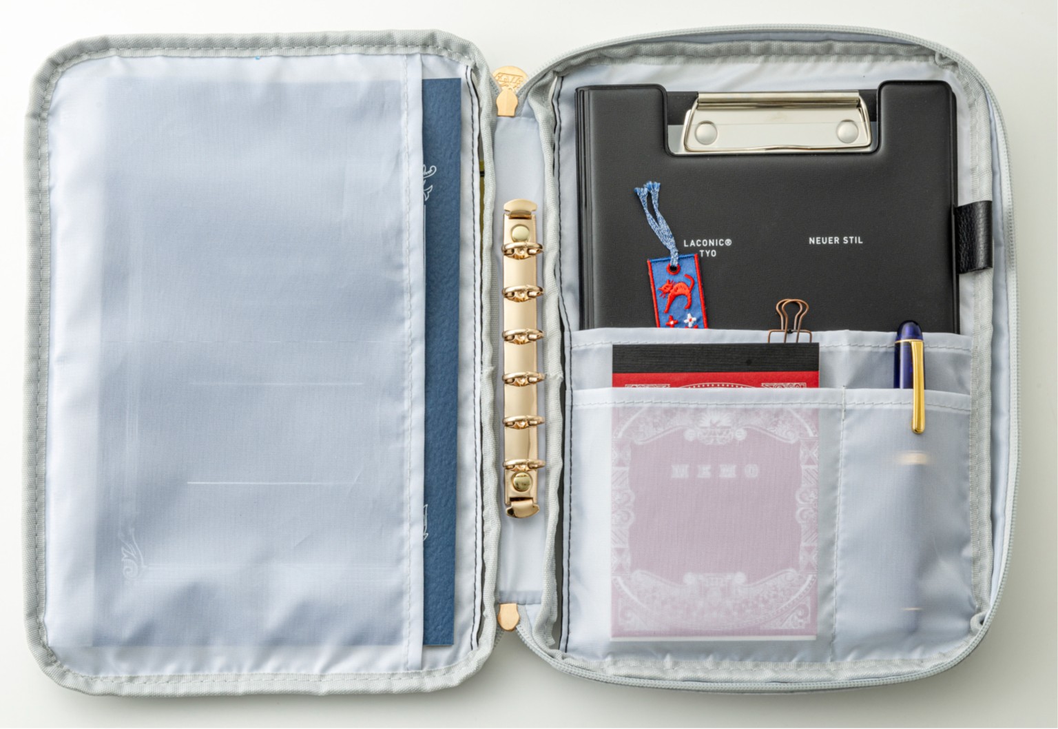 『みんなのツバメノートクリアポケットが楽しいポーチBOOK』バインダーポーチ