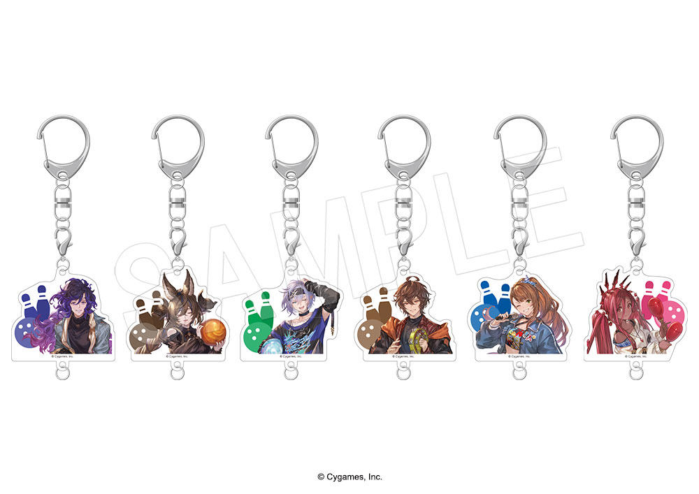 「グランブルーファンタジー×ラウンドワン」つながるアクリルキーホルダー