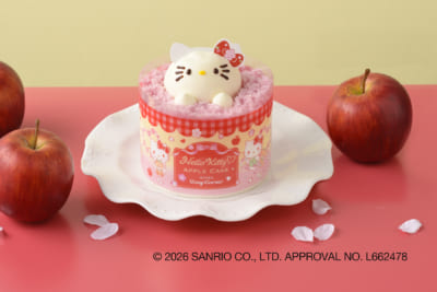 「サンリオキャラクターズ×銀座コージーコーナー」ハローキティのアップルケーキ