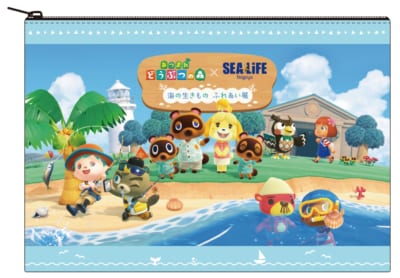「あつまれ どうぶつの森×名古屋シーライフ」ポーチ
