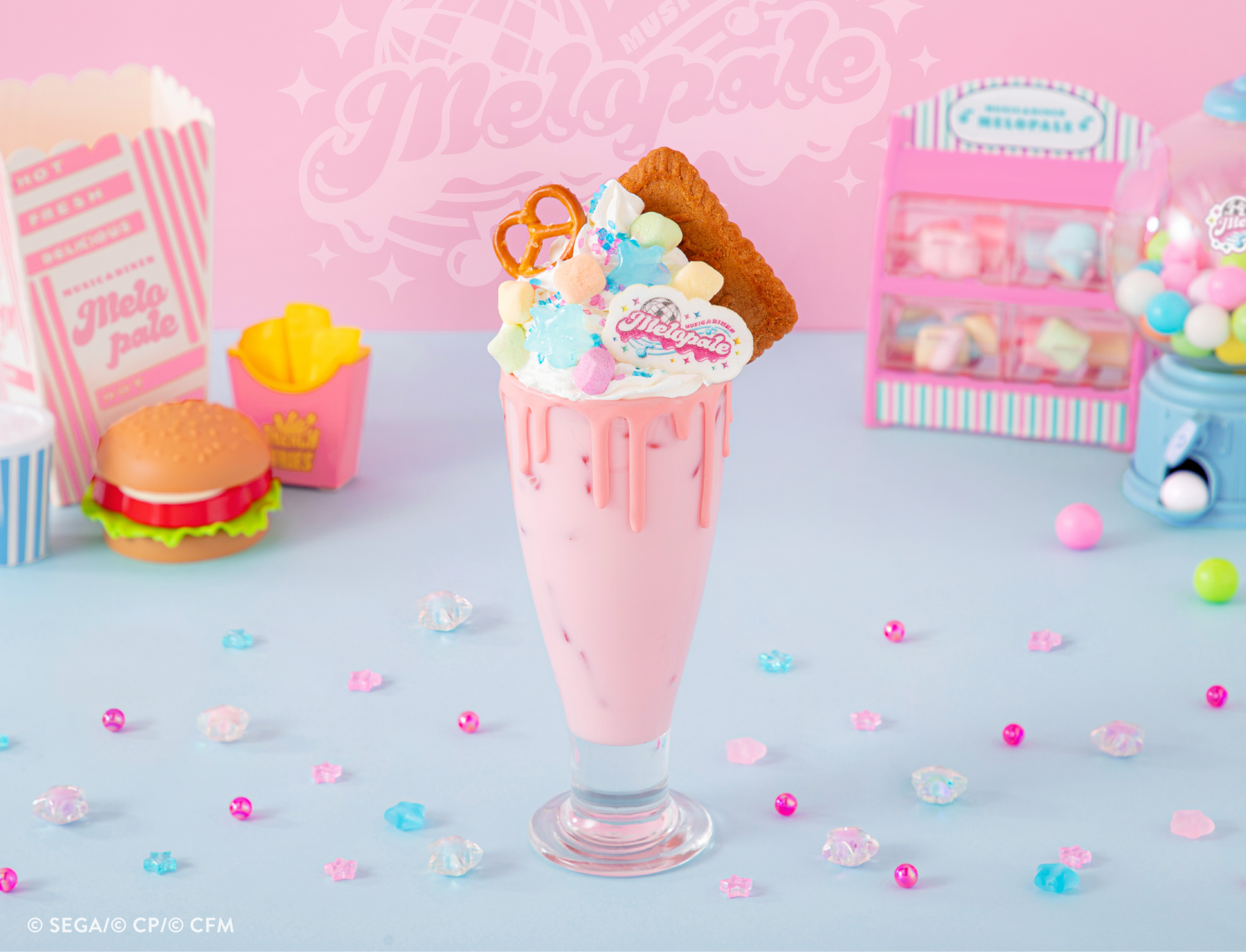 「MUSIC & DINER ～Melopale～」メロパレストロベリーシェイク