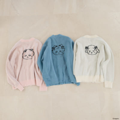 「ちいかわ×LOWRYS FARM」ニットカーディガン