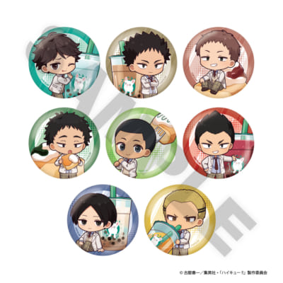 「ハイキュー!!×Bull Pulu」トレーディング缶バッジ