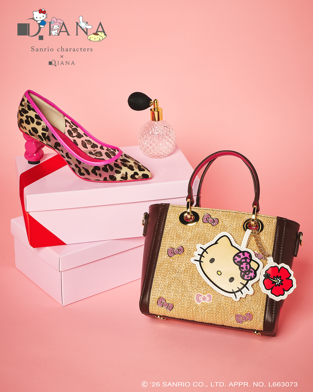 「Sanrio characters × DIANA」DIANAコラボ商品