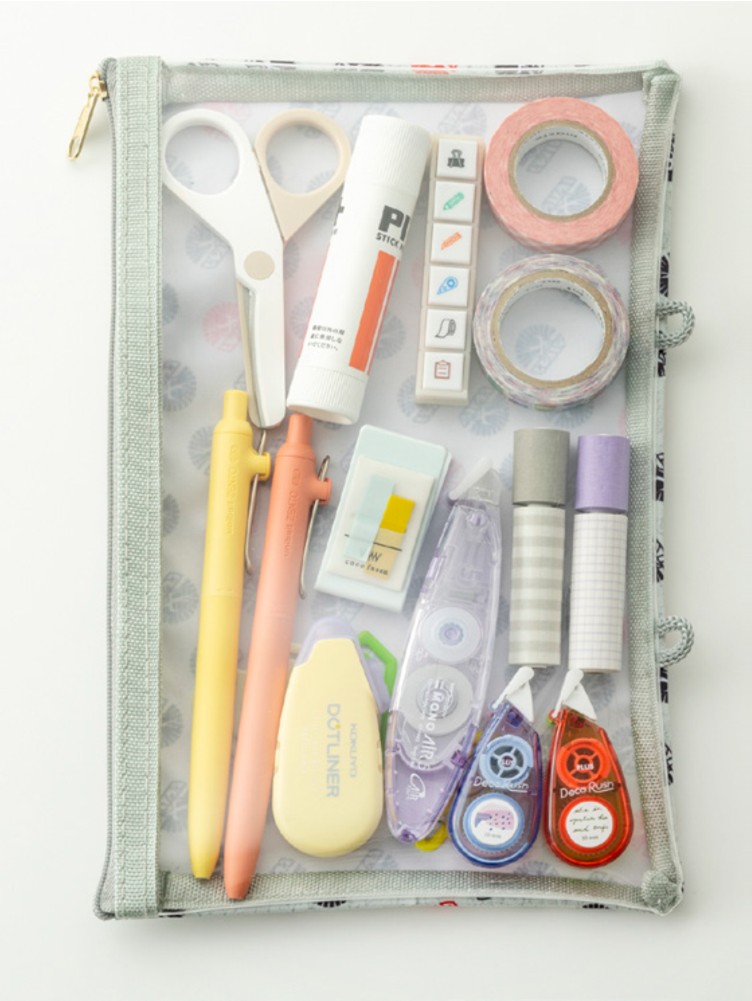 『みんなのツバメノートクリアポケットが楽しいポーチBOOK』ファスナーケース