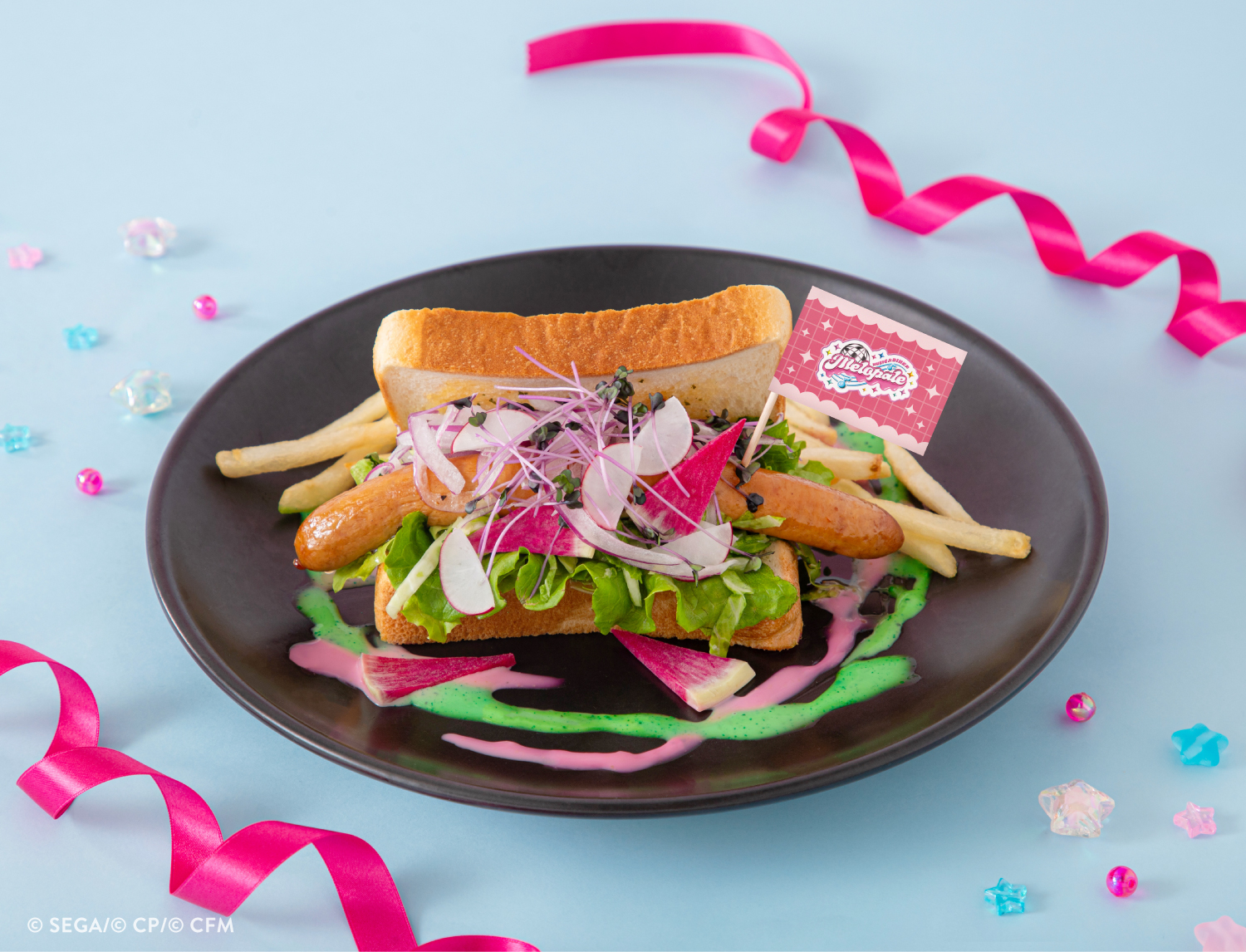 「MUSIC & DINER ～Melopale～」グリルドソーセージサンドウィッチ