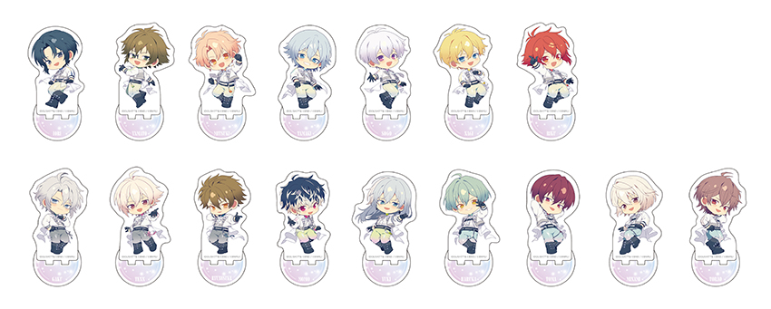 「アイナナ×アニメイトカフェ」トレーディングミニアクリルスタンド レインボーシティver.