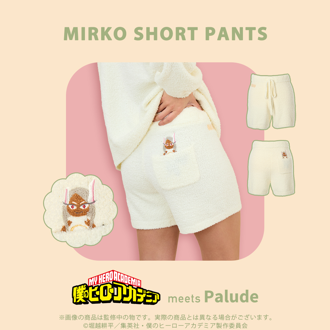 「ヒロアカ×Palude」ミルコのショートパンツ