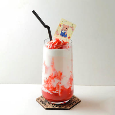 「シルバニアファミリー×TOBU SPRING PARTY」ビスケットクマの赤ちゃんと いちごミルク