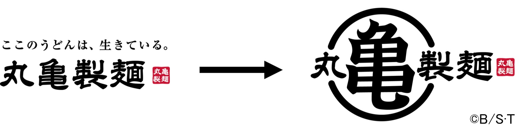 丸亀製麺×ドラゴンボールZ 限定コラボロゴ