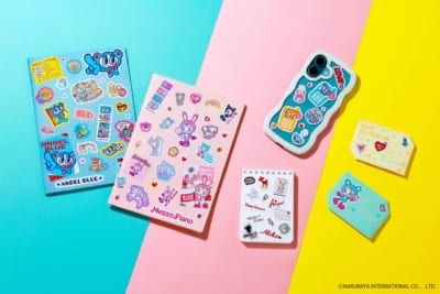 『ナルミヤキャラクターズ キラキラシールブック』使用イメージ