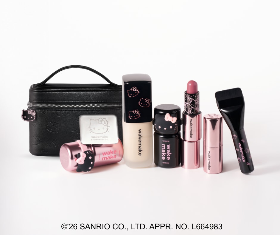 wakemake ハローキティ Qoo10メガ割限定メイクセット