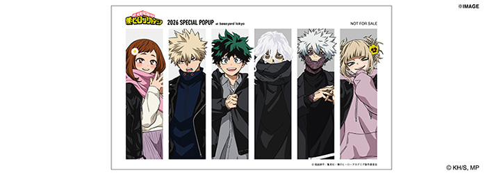 アニメ『僕のヒーローアカデミア』 2026 SPECIAL POPUP at baseyard tokyo 第1弾ノベルティ