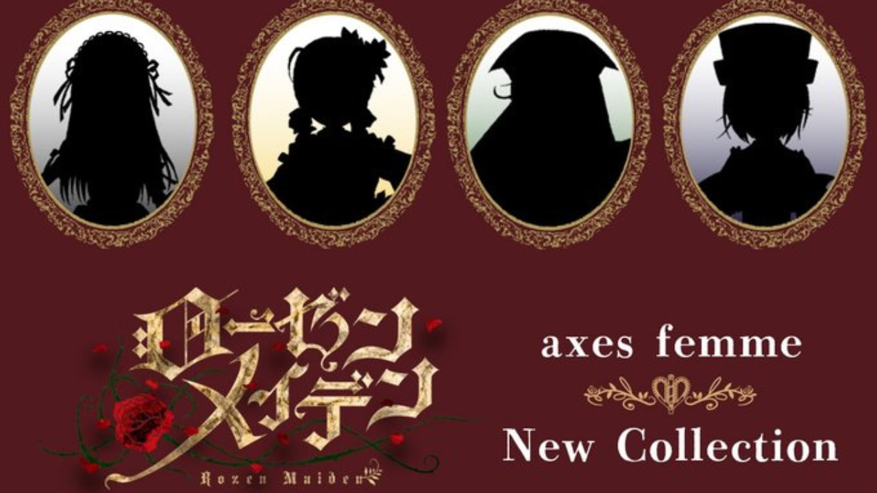 『ローゼンメイデン』axes femmeとコラボ決定！クラシカルな薔薇の世界観を閉じ込めた特別アイテムが登場