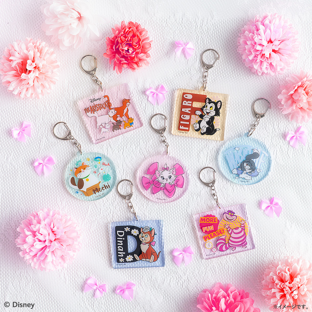 Happyくじ「Disney にゃん・にゃん・にゃん」G賞：アクリルキーホルダー