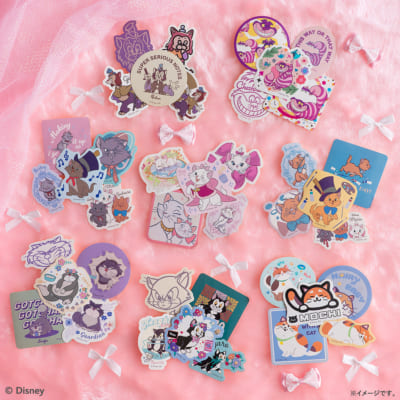 Happyくじ「Disney にゃん・にゃん・にゃん」H賞：ダイカットステッカーセット