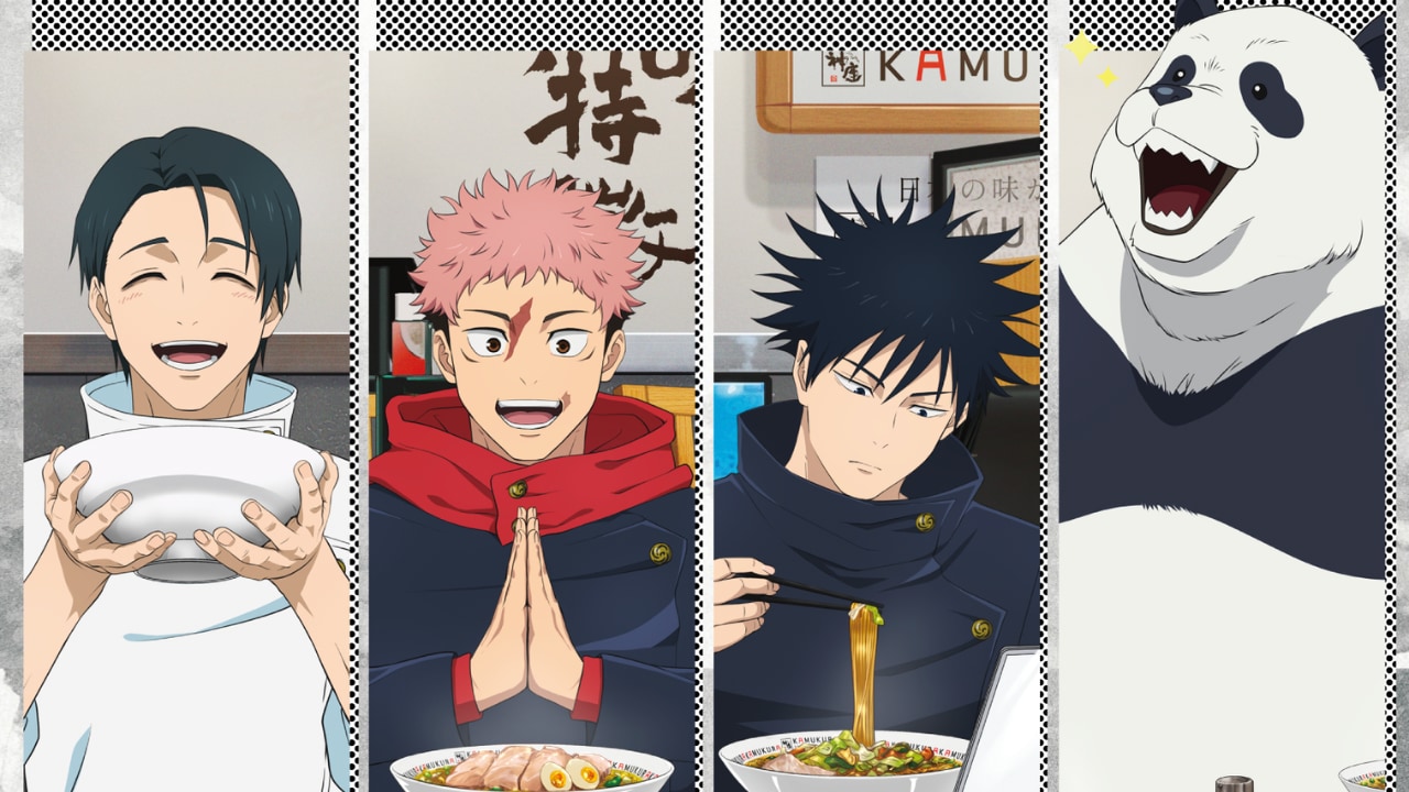 「呪術廻戦×どうとんぼり神座」コラボが2月25日より開催！「宿儺の指」を完全再現したチャーシューや描き下ろしグッズが登場